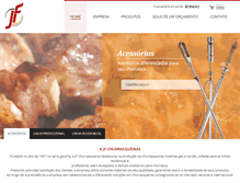 Tablet Screenshot of jfchurrasqueiras.com.br